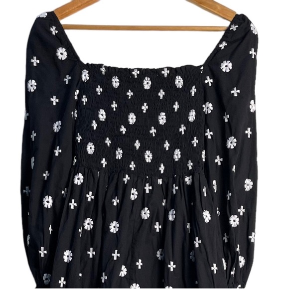 Never Fully Dressed ASOS Black White Embroidered Dress Size 2 - Picture 9 of 13